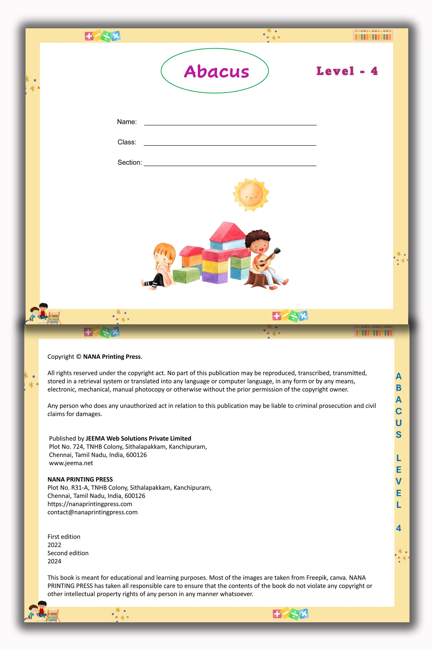 Abacus Book - Level 4