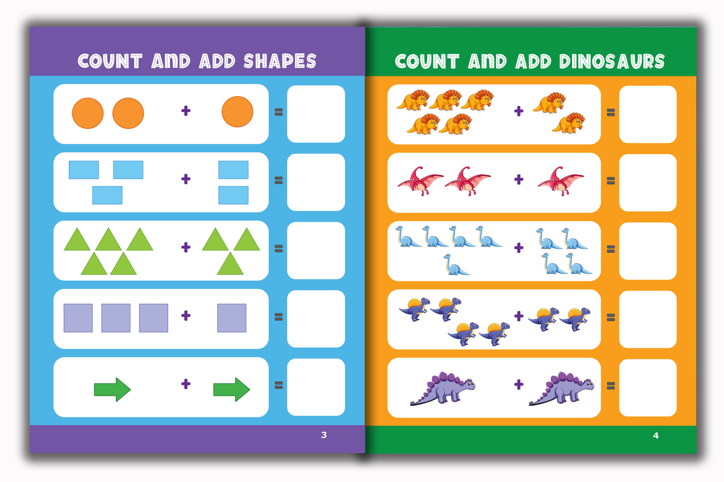 Activity Books Combo 15 - Count And Add, CVC Words, Rhyming Words, Sudoku, Unscramble Words