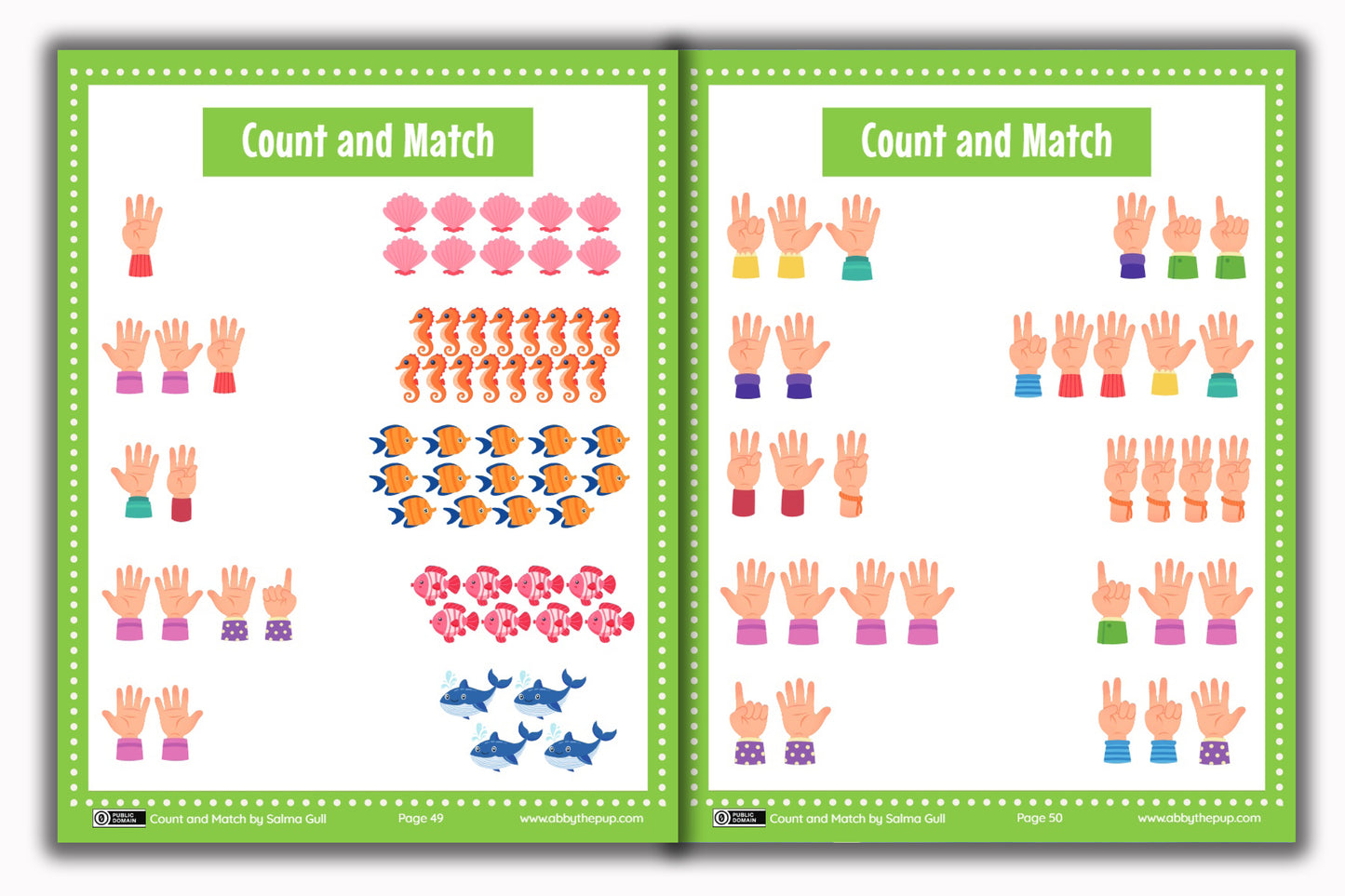 Activity Books Combo 11 - Circle The Shapes, Count And Match, Cut And Paste, Match Letters, Math Fun
