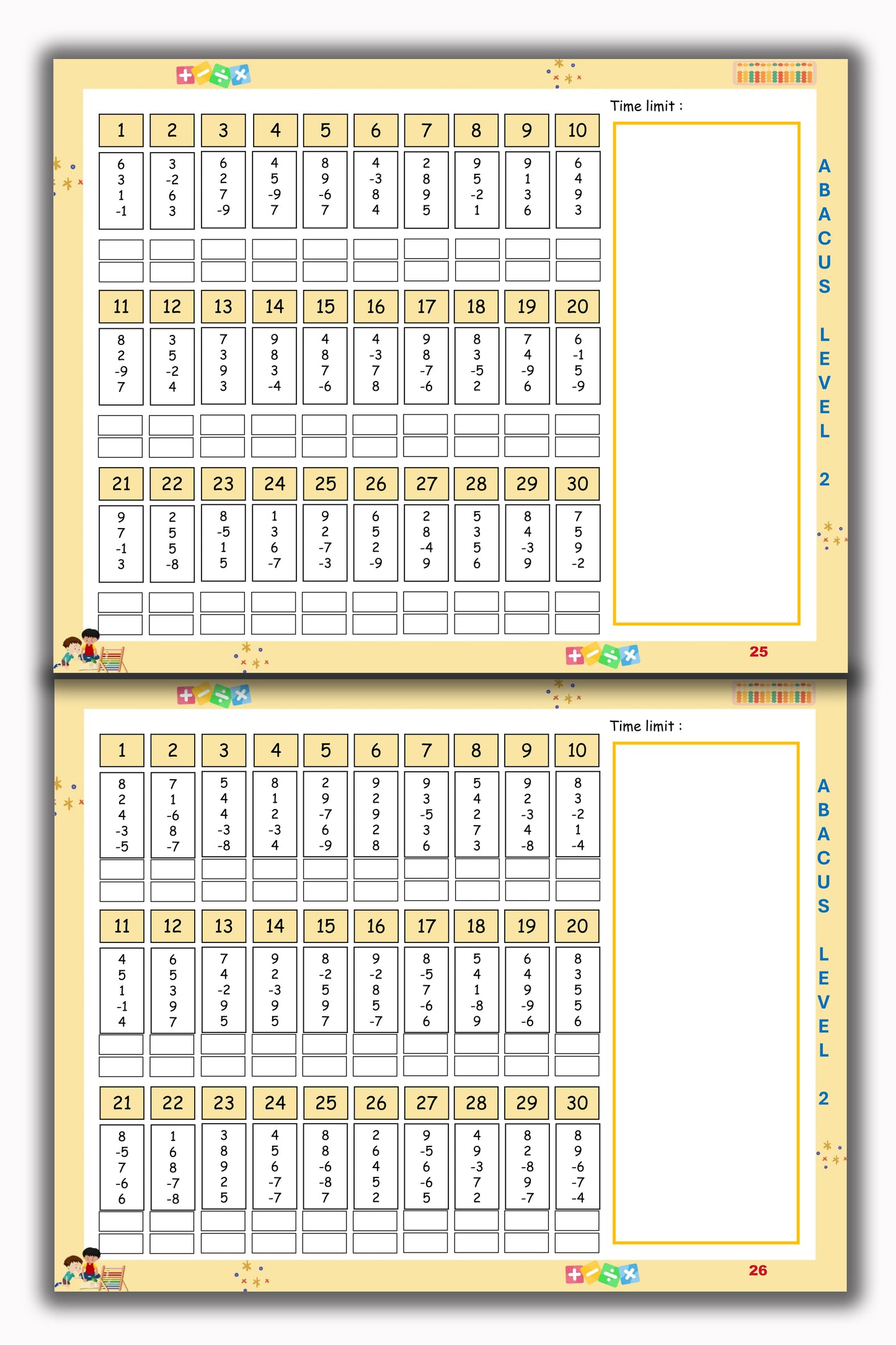 Abacus Book - Level 2