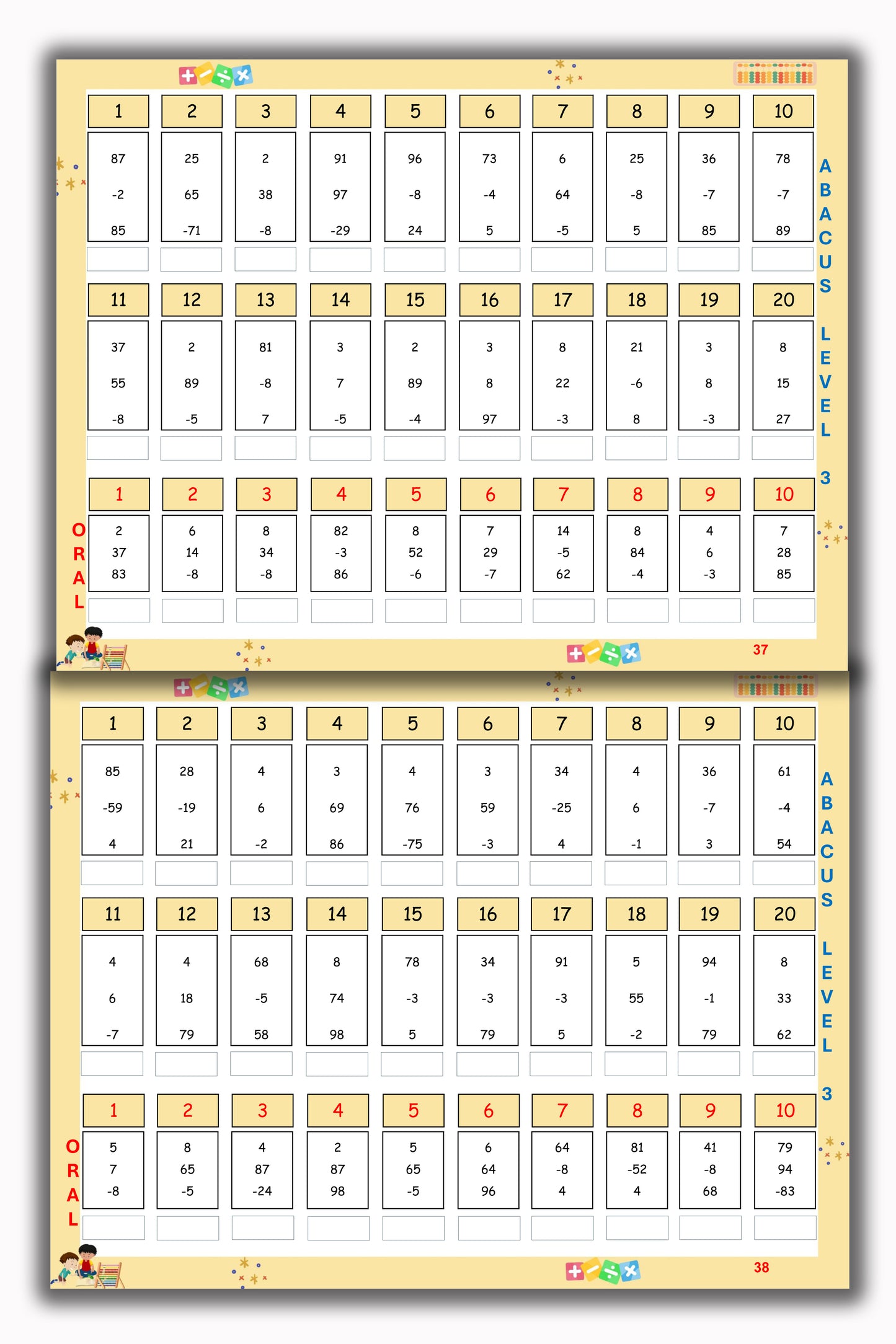 Abacus Book - Level 3
