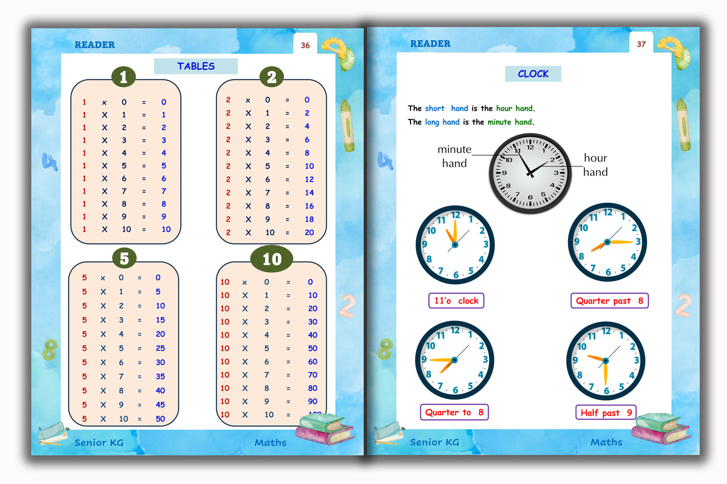 Senior KG - Maths Reader