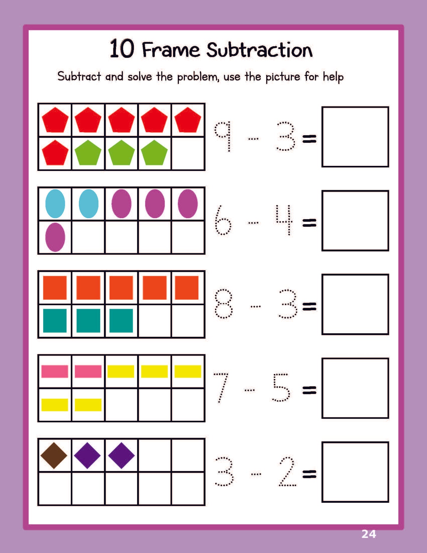Activity Books Combo 16 - Addition, Alphabet Sentences, Geography, Subraction, Word Search