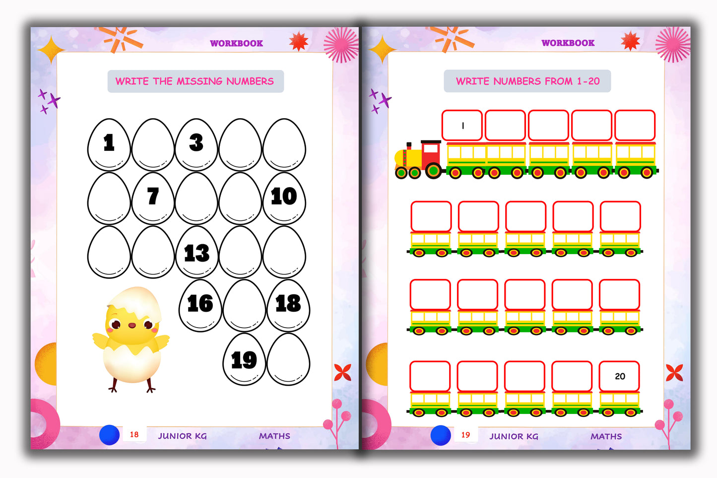Junior KG - Maths Workbook
