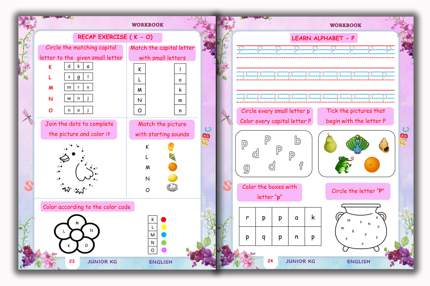 Junior KG - English Workbook