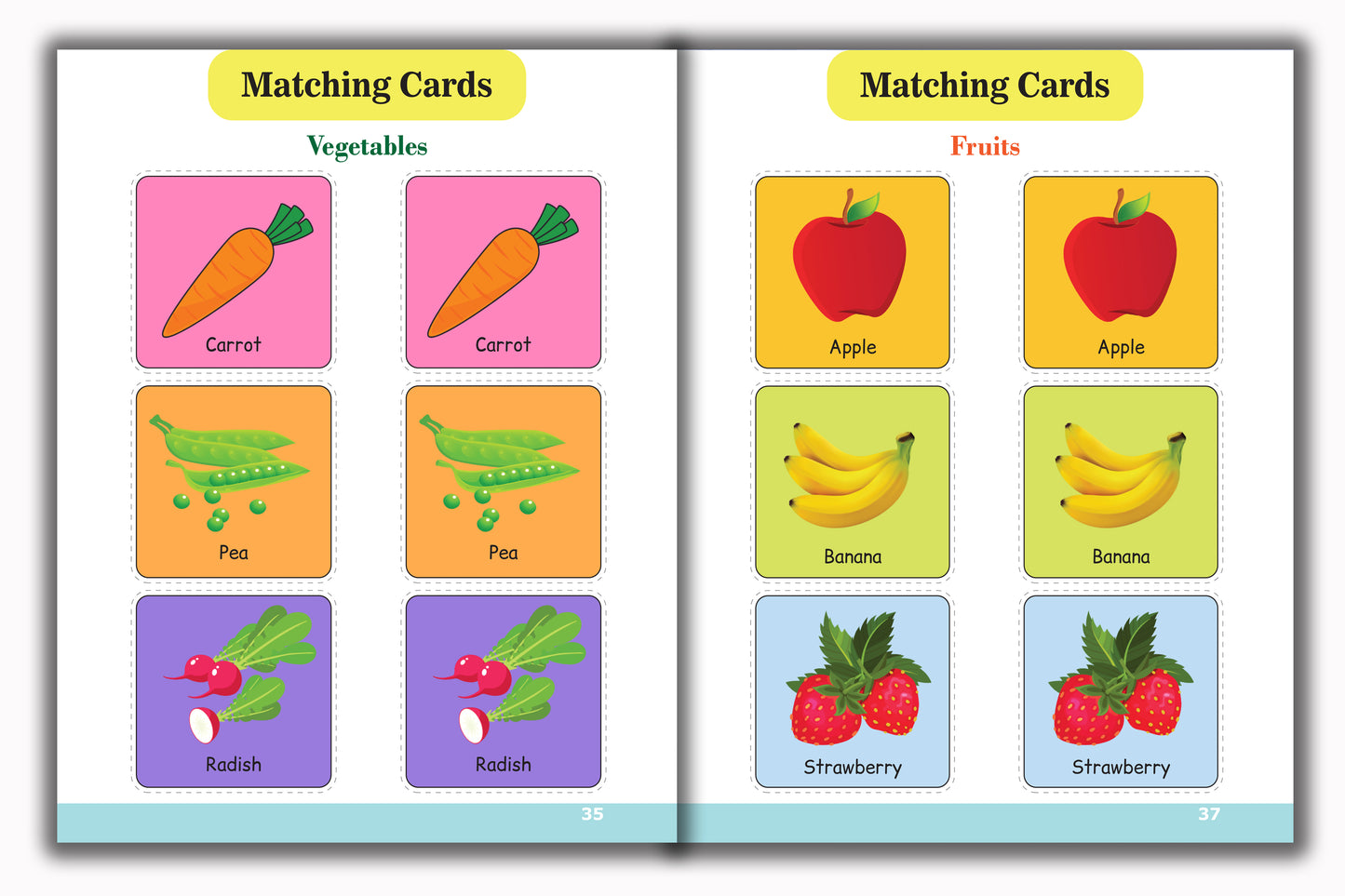 Activity Books Combo 12 - Counting Backward, I Spy Counting, Matching Cards, Ten Frame Cards, Vowels