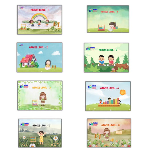 Abacus Book Set - (Level 1 to Level 8)